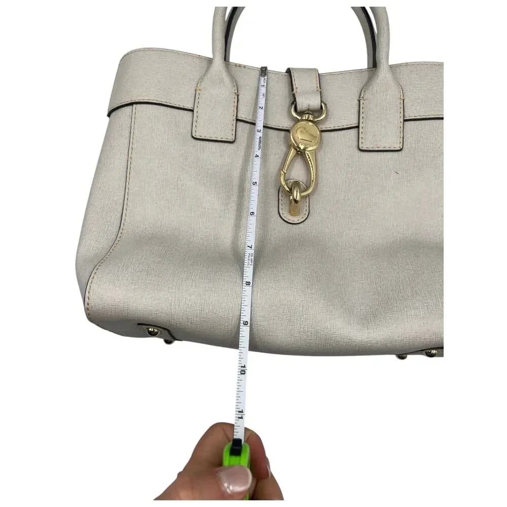 Dooney & Bourke Satchel Crossbody Tote Hand Bag Florentine Amelie Gray